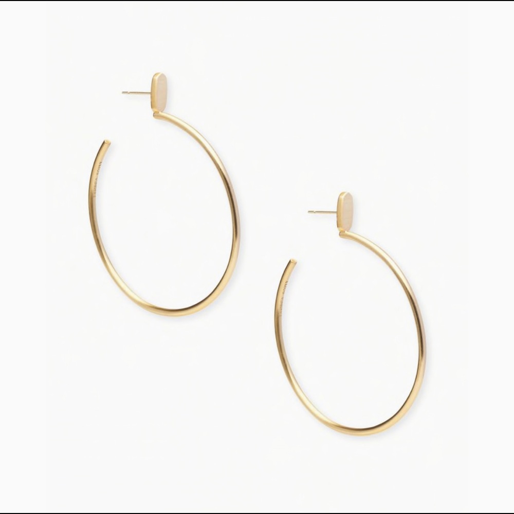 Gold Kendra Scott Pepper Hoops